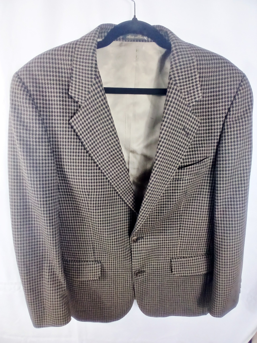 Bachrach Brown Houndstooth Sport Coat
